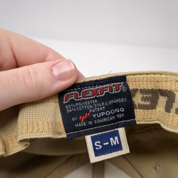 Flight Services A Flight Above Helicopter Training Fitted Hat Tan S/M Flexfit - Picture 8 of 8